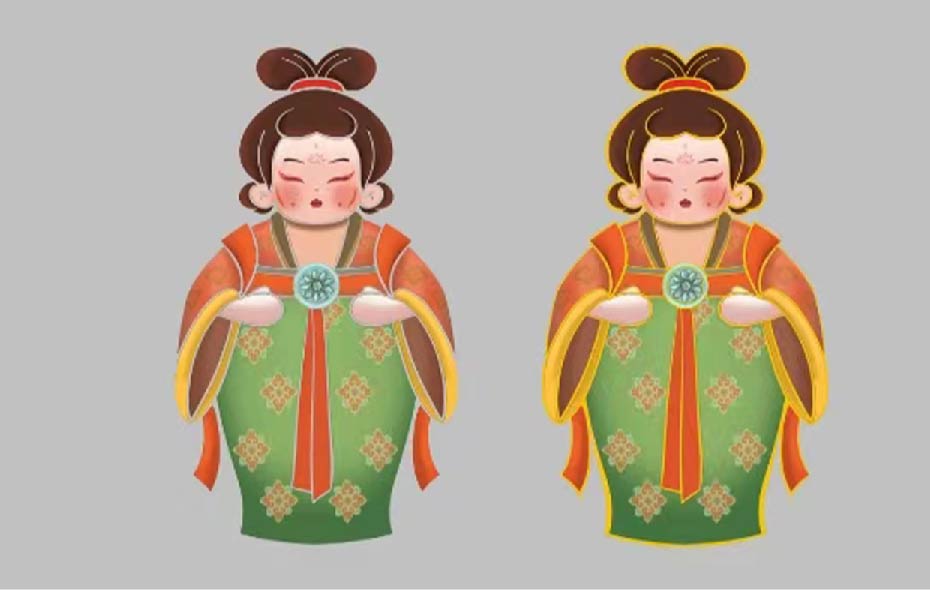 唐风虚拟IP形象及文创产品——华晓霜