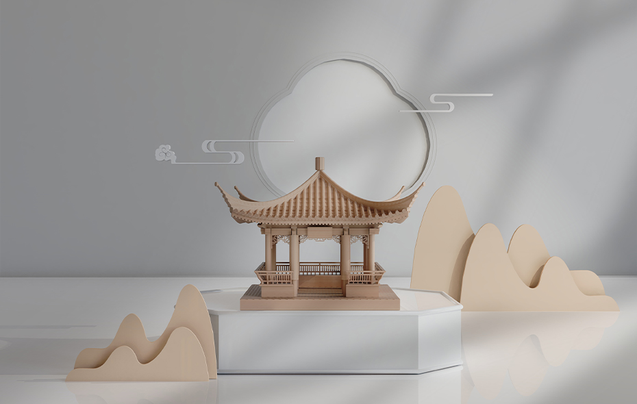 中国古建筑通用结构拼搭积木