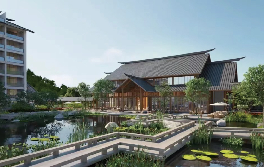 传统庭院・旅居・当代集合性 - 御水古温泉喜来登酒店整体设计