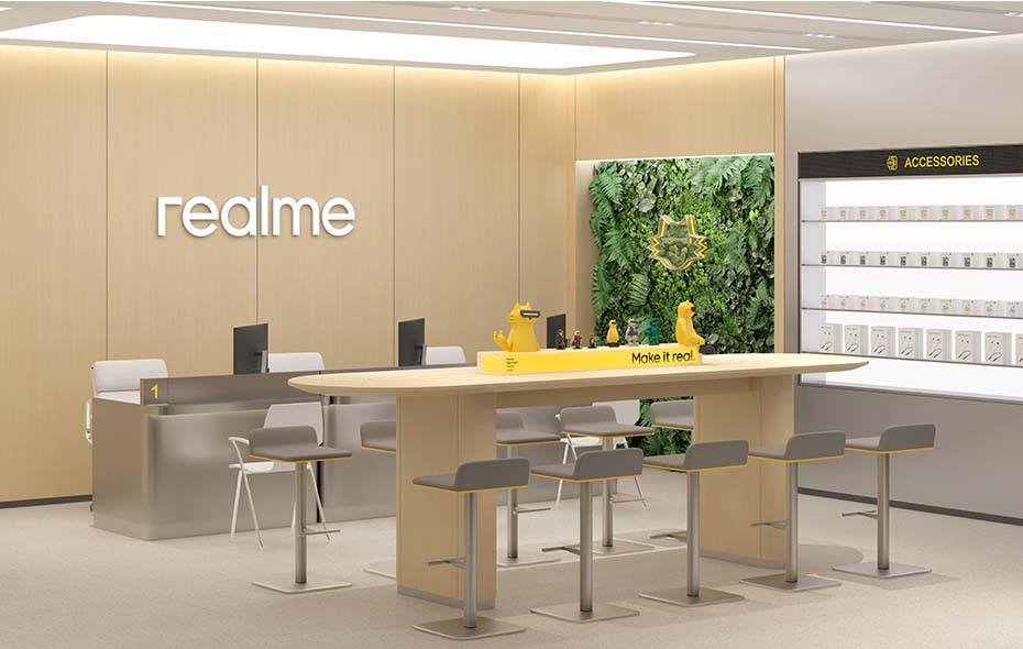 realme Display Modular Matrix Visual Merchandise