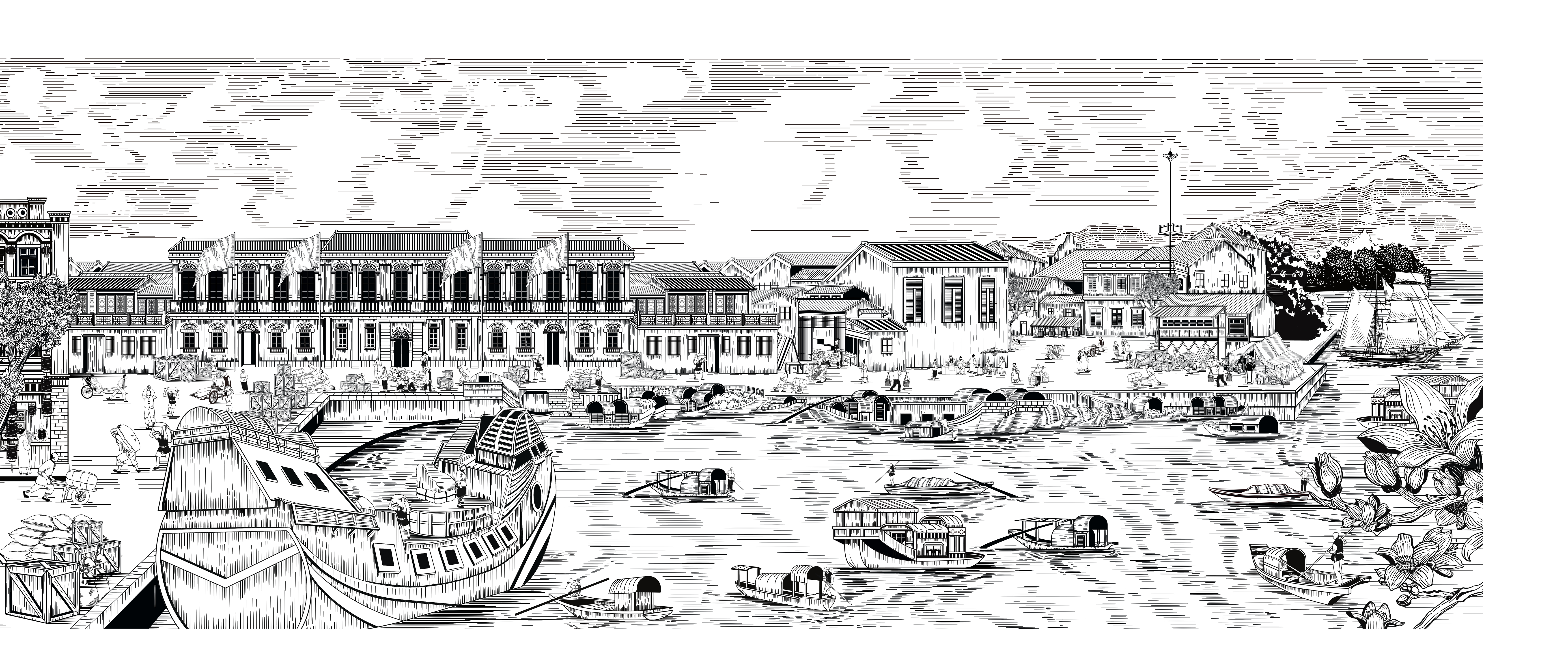 沧洲栈品牌长卷插画《百年广府烟火》IAI设计奖04.png 沧洲栈品牌长卷插画《百年广府烟火》IAI设计奖04.png